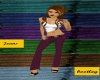 Maroon BootLeg Jeans
