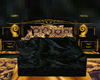 (ID) Blk/Gld Bed