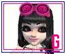 (G)Pink Heartagram Goggs