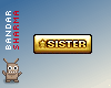 (BS) SISTER in gold