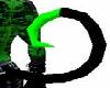 neon green tip cat tail