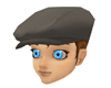 Gatsby Hat Thames with Amber Hair
