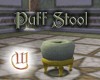 Puff Stool - Sage Brocade