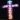 Neon Jesus Saves Cross