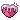 K | Cookie Heart Pink