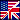 USA & UK Flag Badge