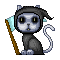 Grim Reaper Cat!